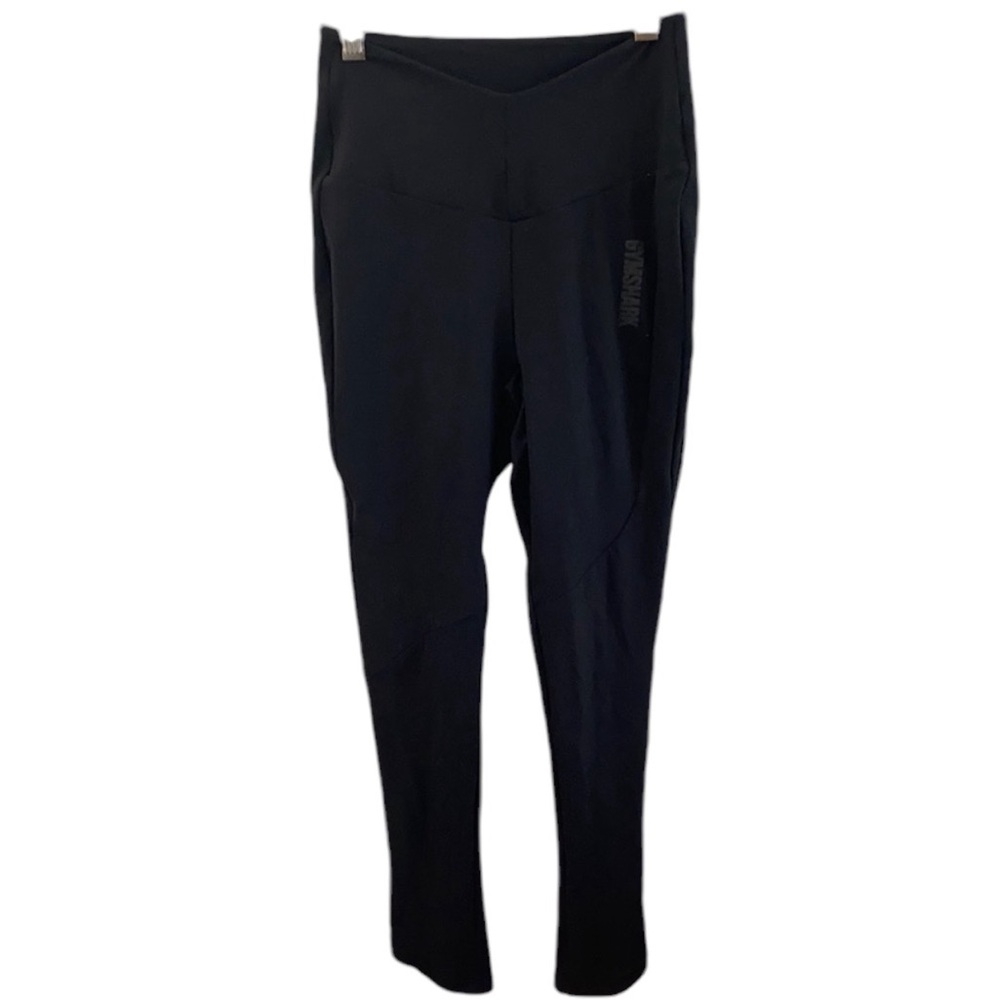 GYMSHARK BLACK CROPPED LEGGINGS SIZE XS